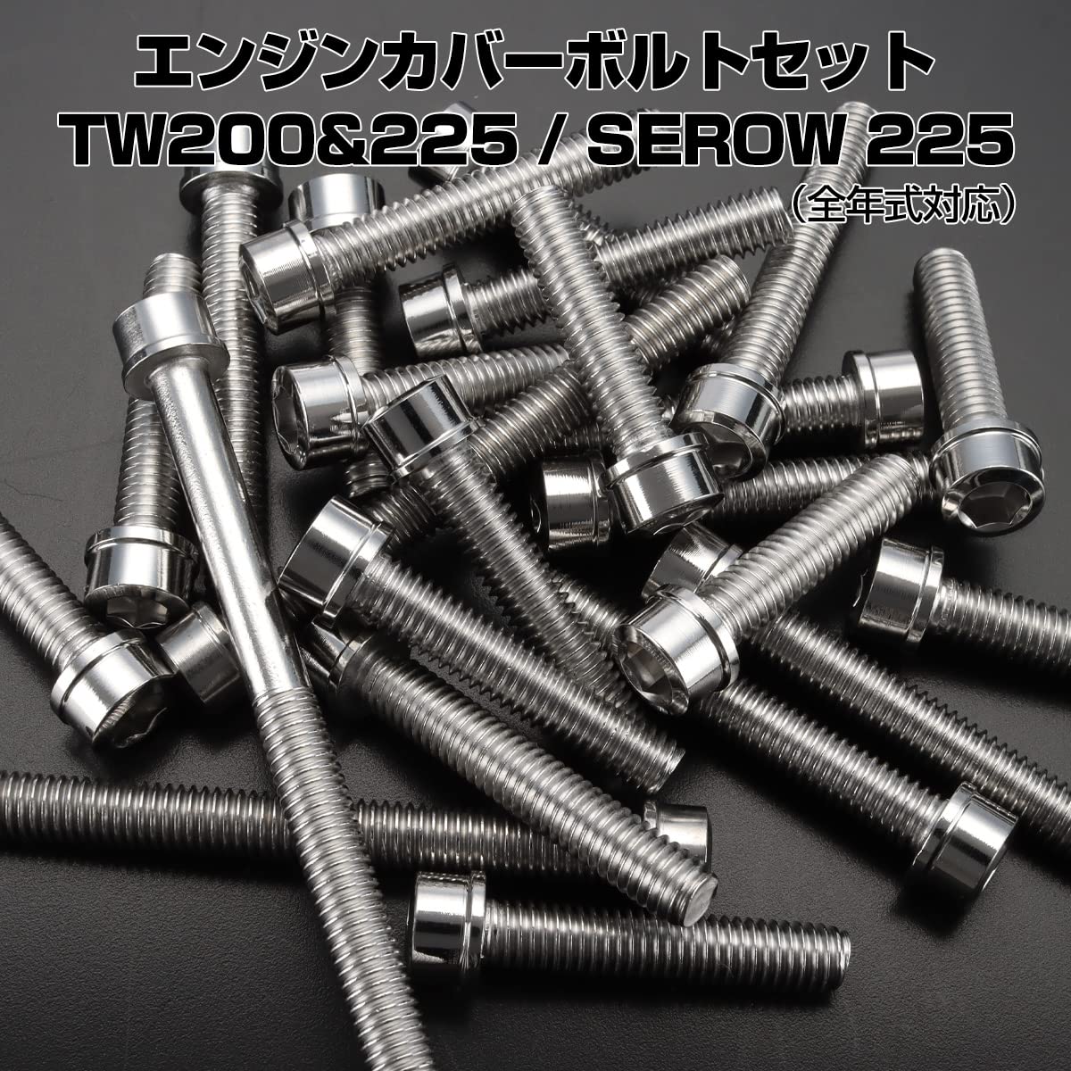 Amazon | エンジンカバー ボルトセット ヤマハ用 TW200 TW225 セロー